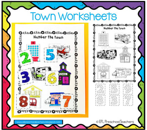 Town Theme for Kindergarten ELL