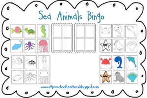 Sea Animals for English Language Learners