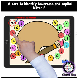 Letra Ñ Boom Cards™ | Digital Task Cards