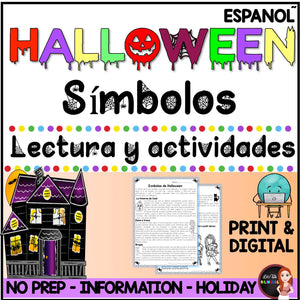 Spanish Halloween reading - Noche de Brujas - Symbols