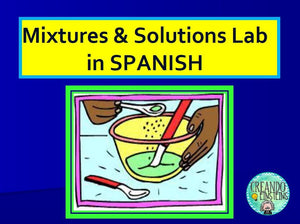 Mixtures and Solutions Lab Science TEKS-FREEBIE
