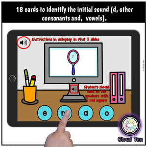 Letra D Boom Cards™ | Digital Task Cards