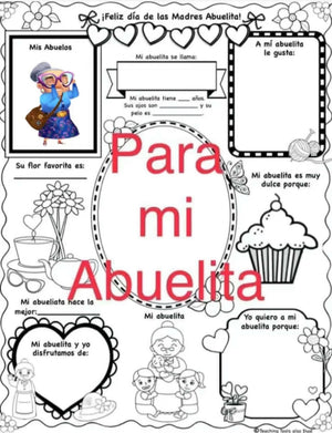 Feliz Dia de las Madres - Happy Mother's Day for Dual Programs Spanish & English