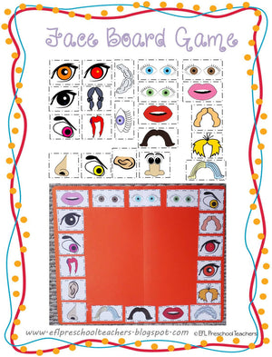 Face Teaching Materials for Preschool ELL