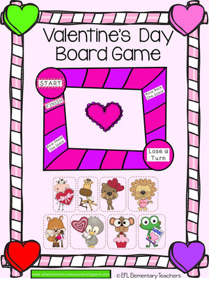 Valentine´s Day Flashcards and more for ESL