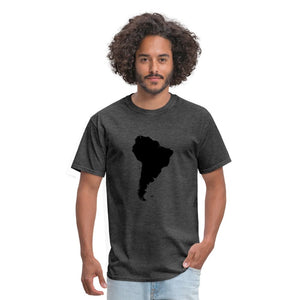South America T-shirt - heather black