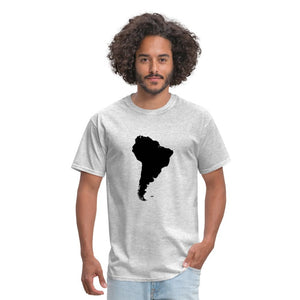 South America T-shirt - heather gray