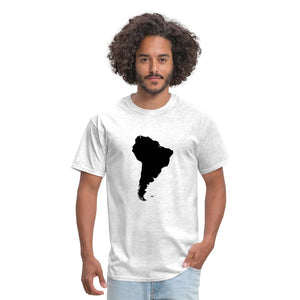 South America T-shirt - light heather gray