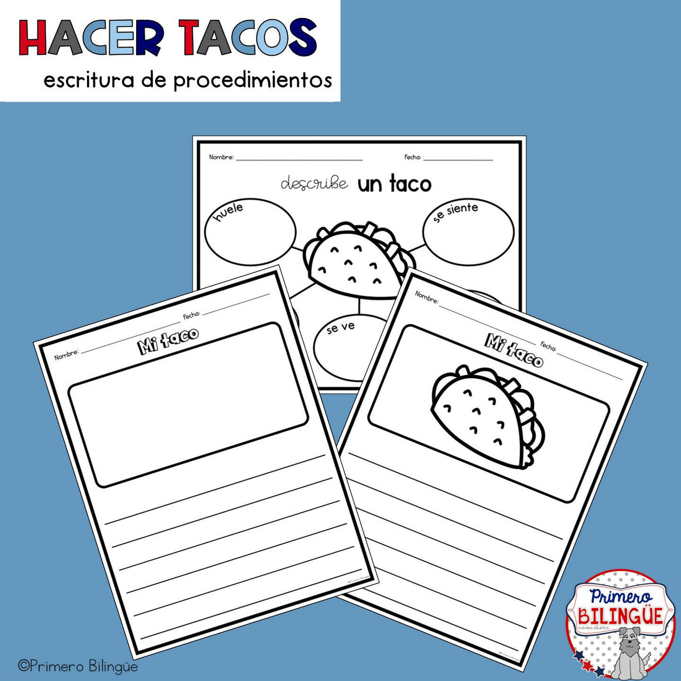 Tacos Writing Cómo hacer tacos — Procedural writing – Bilingual Marketplace
