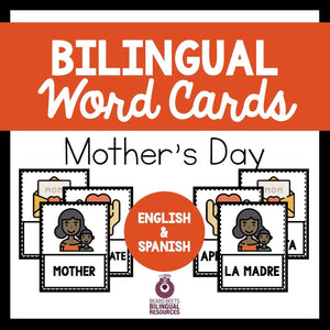 Bilingual Mother's Day Word Cards