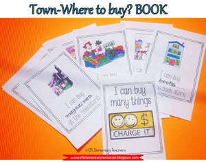 Town Theme-Where do I buy ? for Elementary EFL