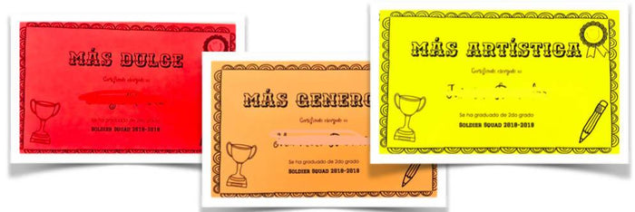 End of the Year Awards in Spanish! (Editable)