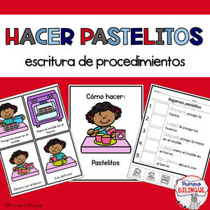 Cómo hacer pastelitos — Procedural writing