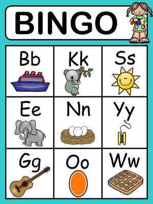 Alphabet Bingo In Spanish