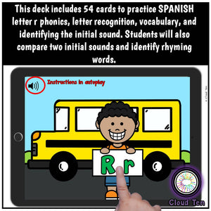 Letra R Boom Cards™ | Digital Task Cards