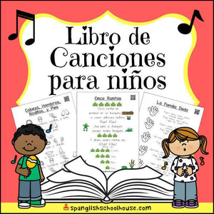 Spanish Song Book with QR Codes
