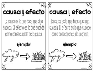 Cause & Effect {Spanish}