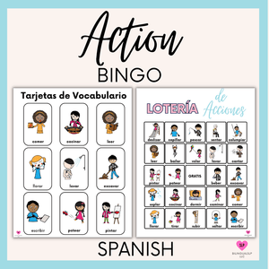 Spanish Action BINGO