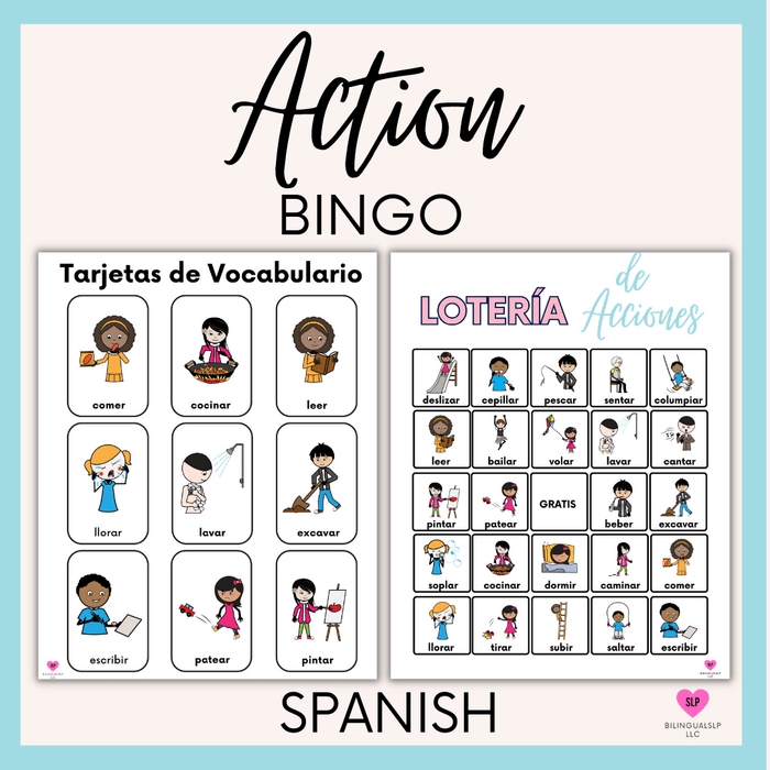 Spanish Action BINGO