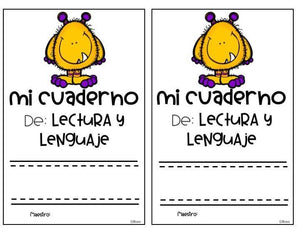 Student Notebook Covers- Spanish (Editable)