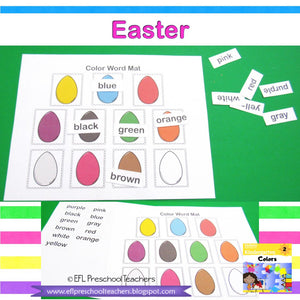 Colors Unit for Kindergarten-Holistic English