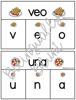 Valentine's Day Themed High Frequency Word Puzzles - Spanish