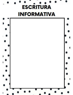 Spanish Informative Writing Graphic Organizers