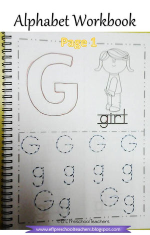 Alphabet Workbook for Elementary ELL