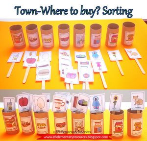 Town Theme-Where do I buy ? for Elementary EFL