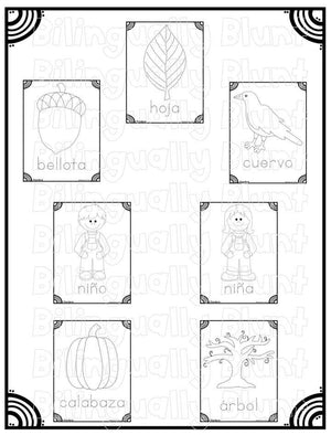 Push Pin Activities – Seasons Spanish