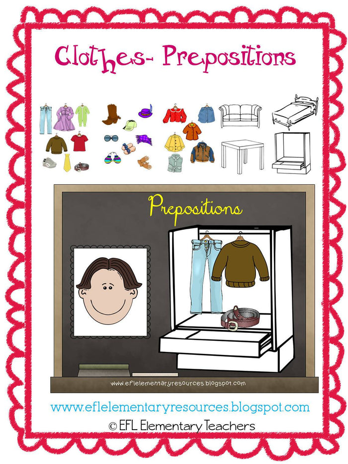 Clothes Theme Resources for Elementary ELL