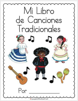 Traditional Spanish Song Book with QR Codes