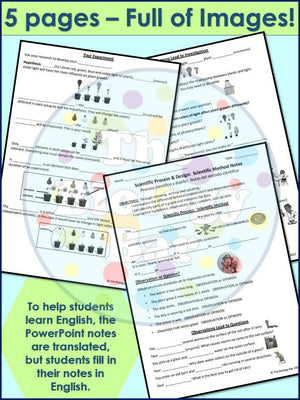 Scientific Method PowerPoint Notes and Student Guided Notes